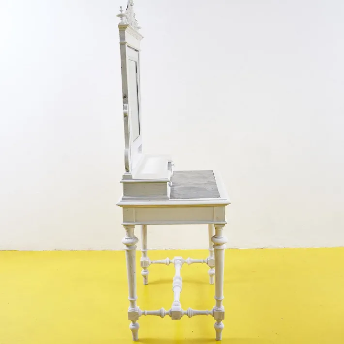 Pamono Make-Up Cabinet with Mirror and Marble, 1900s Online