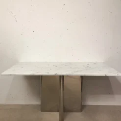 Pamono Marble and Metal Console Table, 1970s Best