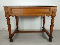 Pamono Marble Butchers Table, 1890s