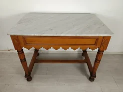 Pamono Marble Butchers Table, 1890s
