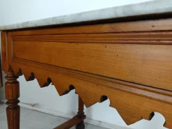 Pamono Marble Butchers Table, 1890s