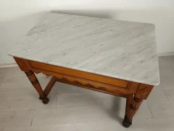 Pamono Marble Butchers Table, 1890s