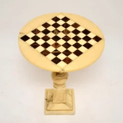 Pamono Marble Chess Table, 1950s Outlet