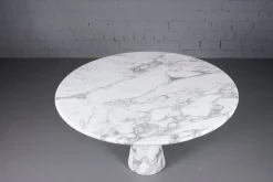 Pamono Marble Dining Table M1 by Angelo Mangiarotti for Skipper
