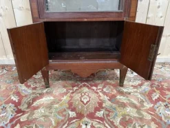 Pamono Marquetry Display Case in Wood Hot