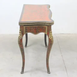 Pamono Marquetry Game Table Sale