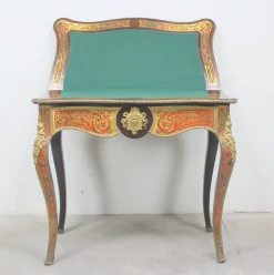Pamono Marquetry Game Table Sale