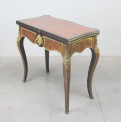 Pamono Marquetry Game Table Sale