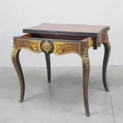 Pamono Marquetry Game Table Sale