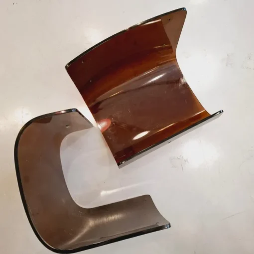 Pamono Marsala Chair with Ottoman by Michel Ducaroy for Ligne Roset, 1970s New