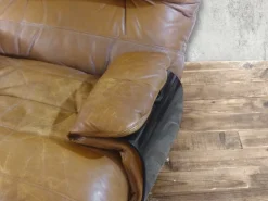 Pamono Marsala Leather Armchair by Michel Ducoy for Ligne Roset, 1970 New