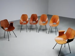 Pamono Medea Dining Chairs by Vittorio Nobile, 1950s, Set of 6 Clearance