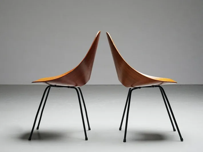 Pamono Medea Dining Chairs by Vittorio Nobile, 1950s, Set of 6 Clearance