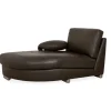 Pamono Medea Leather Chaise Lounge by Artanova