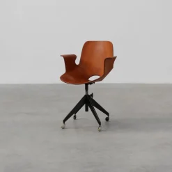 Pamono Medea Office Chair by Vittorio Nobili for Fratelli Tagliabue, 1950s New