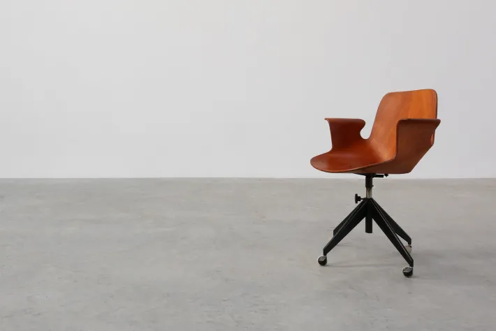 Pamono Medea Office Chair by Vittorio Nobili for Fratelli Tagliabue, 1950s New