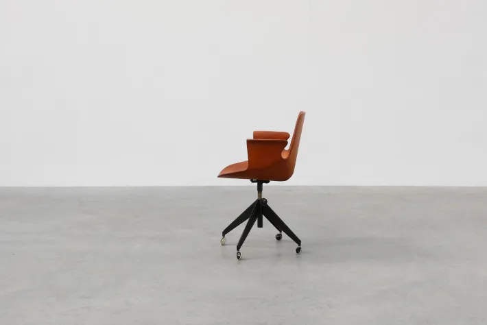 Pamono Medea Office Chair by Vittorio Nobili for Fratelli Tagliabue, 1950s New