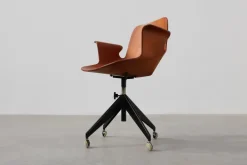 Pamono Medea Office Chair by Vittorio Nobili for Fratelli Tagliabue, 1950s New