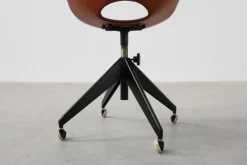 Pamono Medea Office Chair by Vittorio Nobili for Fratelli Tagliabue, 1950s New