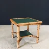 Pamono Mediterranean Bamboo Side Table in the style of Audoux Minet, France, 1950s Hot