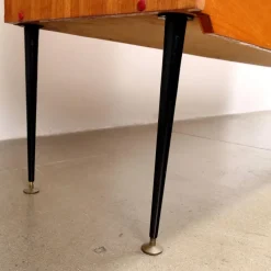 Pamono Metal & Brass Mobile Sideboard, 1960s Best