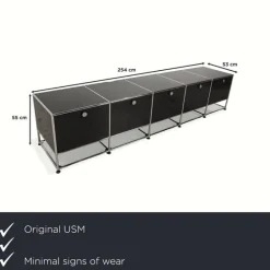 Pamono Metal and Chrome Sideboard from USM Haller Sale
