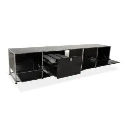 Pamono Metal and Chrome Sideboard from USM Haller Sale