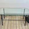 Pamono Metal and Glass Coffee Table by Gérard Guermomprez, 1956 Online
