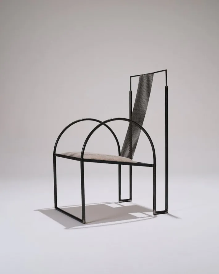 Pamono Metal Armchair by Anderl Kammermeier, 1980s New