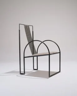Pamono Metal Armchair by Anderl Kammermeier, 1980s New