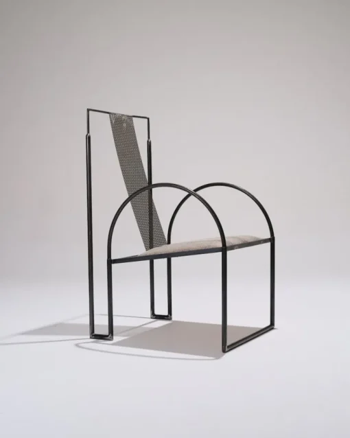 Pamono Metal Armchair by Anderl Kammermeier, 1980s New