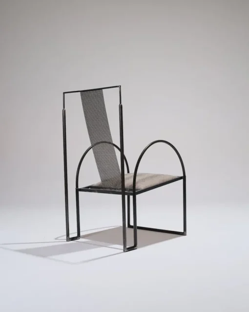 Pamono Metal Armchair by Anderl Kammermeier, 1980s New