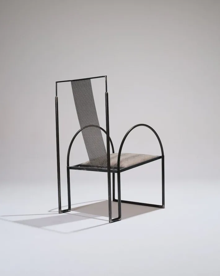 Pamono Metal Armchair by Anderl Kammermeier, 1980s New