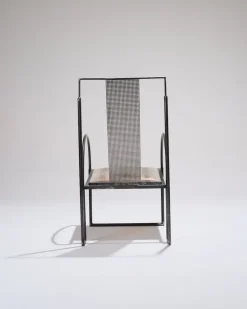 Pamono Metal Armchair by Anderl Kammermeier, 1980s New