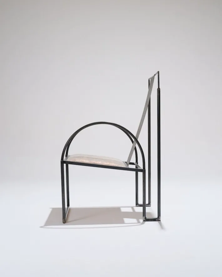 Pamono Metal Armchair by Anderl Kammermeier, 1980s New