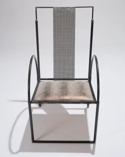Pamono Metal Armchair by Anderl Kammermeier, 1980s New