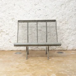 Pamono Metal Bench Model Perforano attributed to Oscar Tusquets for Bd Barcelona, 1980 Discount