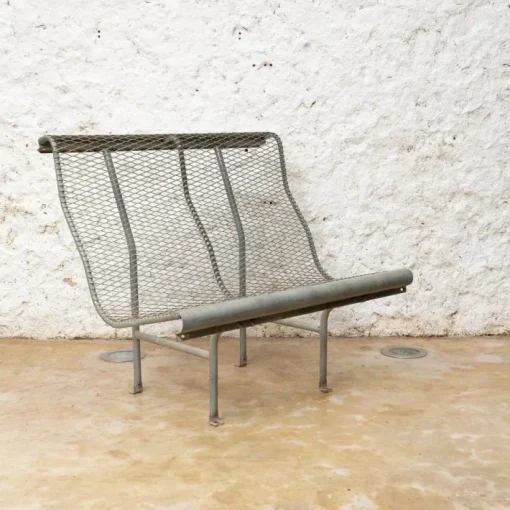 Pamono Metal Bench Model Perforano attributed to Oscar Tusquets for Bd Barcelona, 1980 Discount