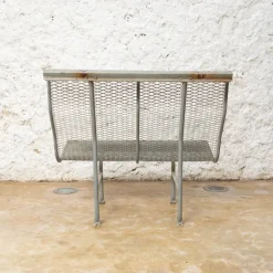 Pamono Metal Bench Model Perforano attributed to Oscar Tusquets for Bd Barcelona, 1980 Discount