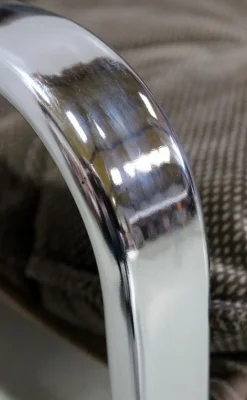 Pamono Metal Chrome Bench, 1970s Best