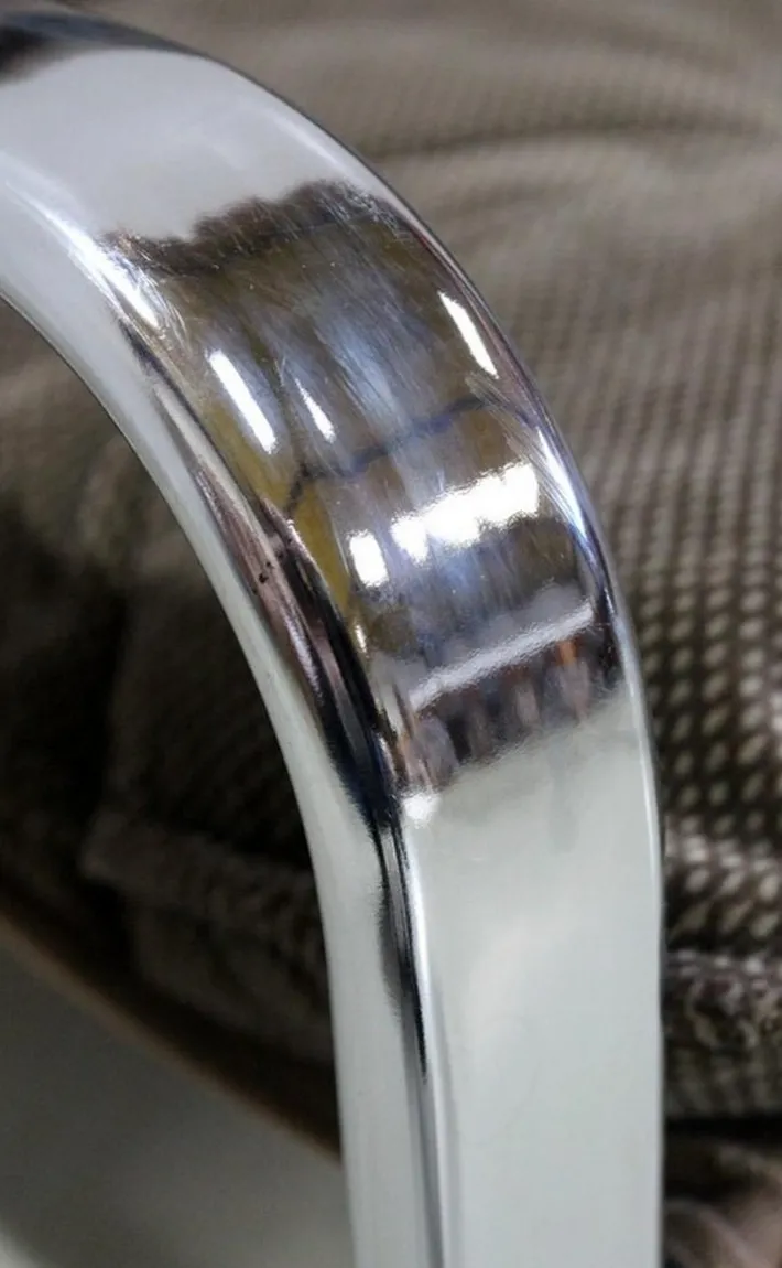 Pamono Metal Chrome Bench, 1970s Best