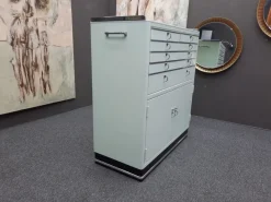 Pamono Metal Dentist Cabinet from Baisch, 1950s Hot