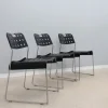 Pamono Metal Omstak Chairs by Rodney Kinsman for Bieffeplast, 1970s, Set of 6 New