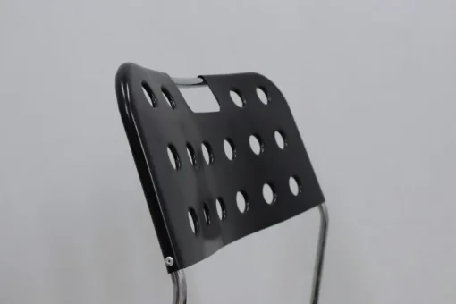 Pamono Metal Omstak Chairs by Rodney Kinsman for Bieffeplast, 1970s, Set of 6 New