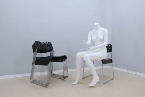 Pamono Metal Omstak Chairs by Rodney Kinsman for Bieffeplast, 1970s, Set of 6 New