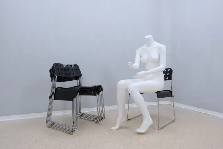 Pamono Metal Omstak Chairs by Rodney Kinsman for Bieffeplast, 1970s, Set of 6 New