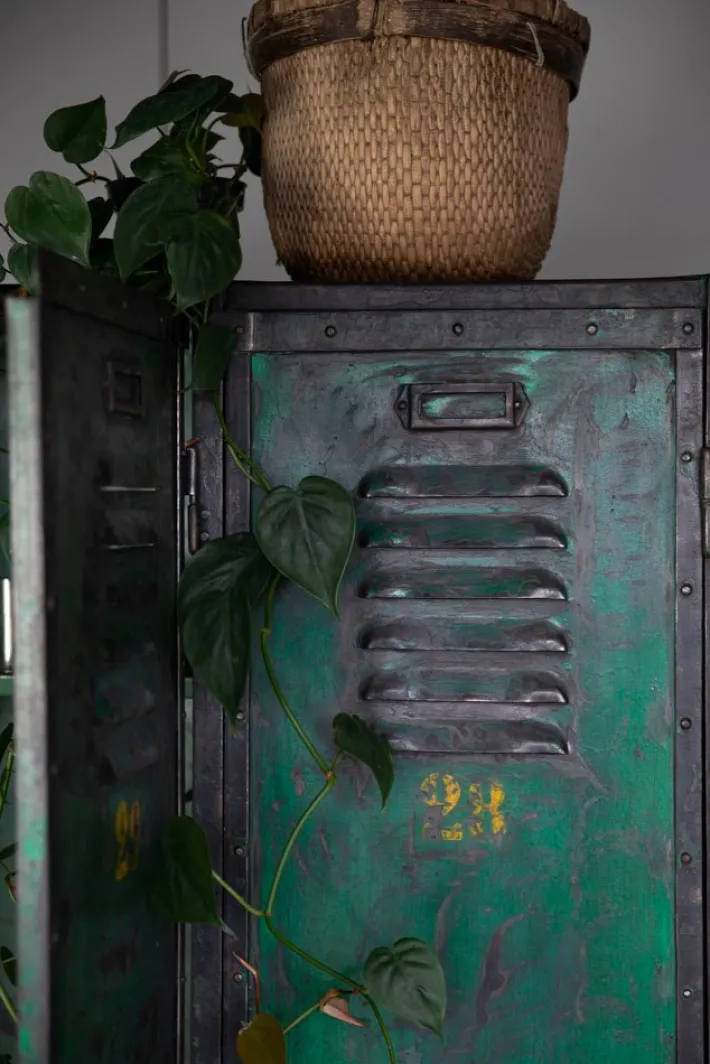 Pamono Metal 3-Piece Cabinet with Numeration, 1930s Discount