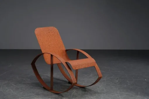 Pamono Metal Rocking Chair, 1970s Discount