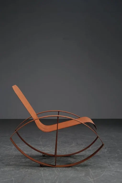 Pamono Metal Rocking Chair, 1970s Discount
