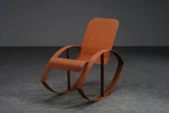 Pamono Metal Rocking Chair, 1970s Discount